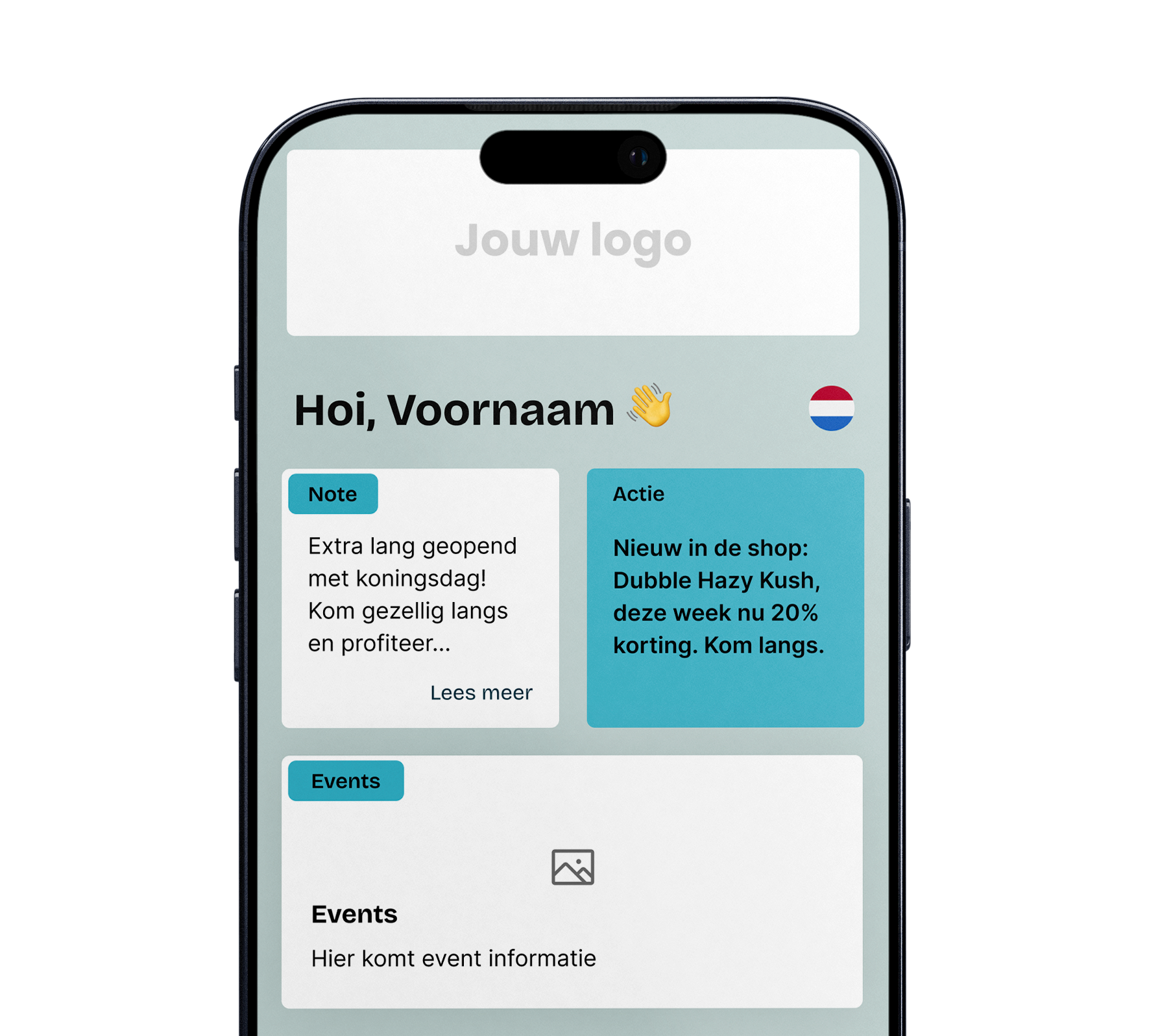 Ledenapp variant Blauw