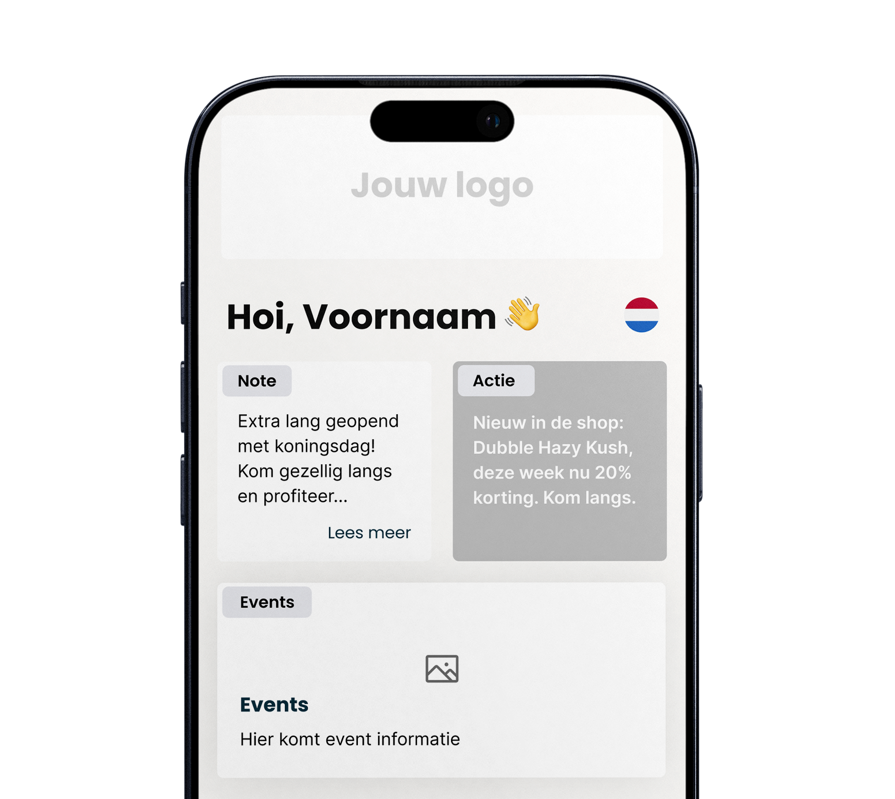 Ledenapp variant Grijs
